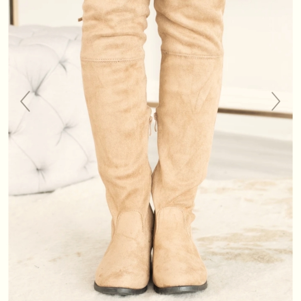 Faux Suede OTK Boots
